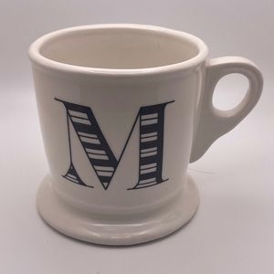 Homegrown Anthropologie M Monogram Mug